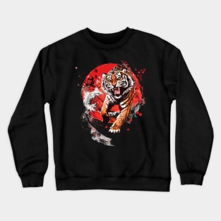Tiger Sharp Stripes Crewneck Sweatshirt
